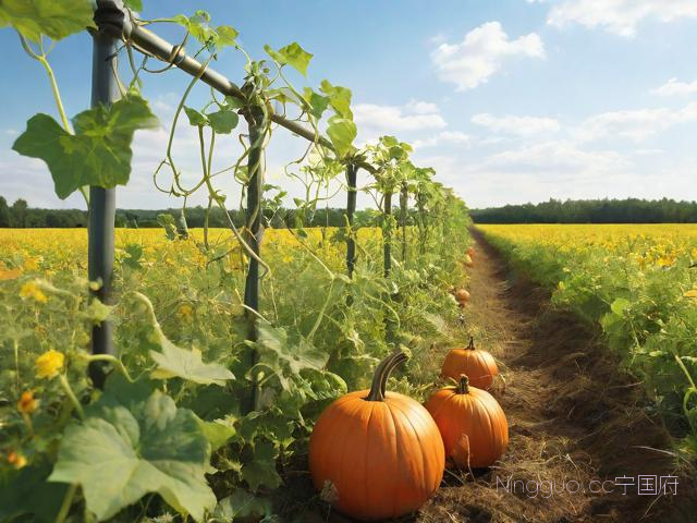 地爬式土南瓜种植技术,爬地南瓜打顶打叉吗