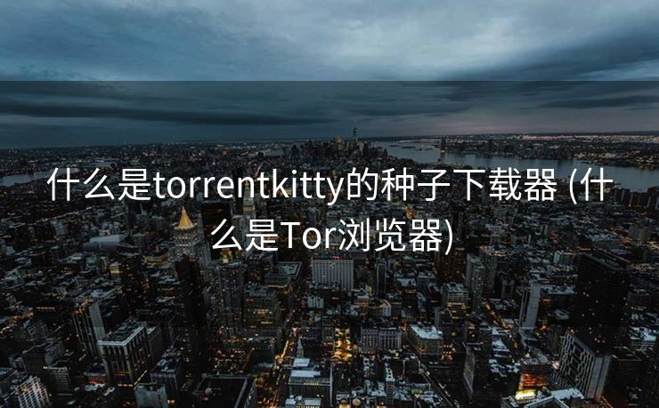 什么是torrentkitty的种子下载器 (什么是Tor浏览器)