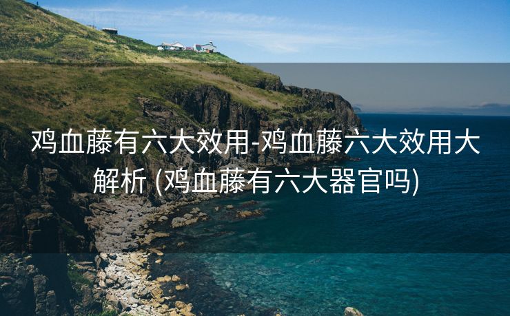 鸡血藤有六大效用-鸡血藤六大效用大解析 (鸡血藤有六大器官吗)