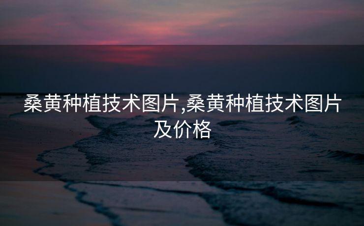 桑黄种植技术图片,桑黄种植技术图片及价格