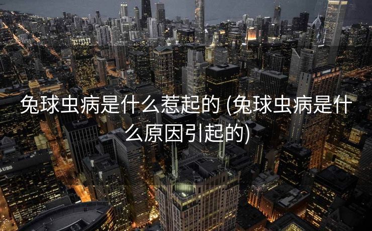 兔球虫病是什么惹起的 (兔球虫病是什么原因引起的)