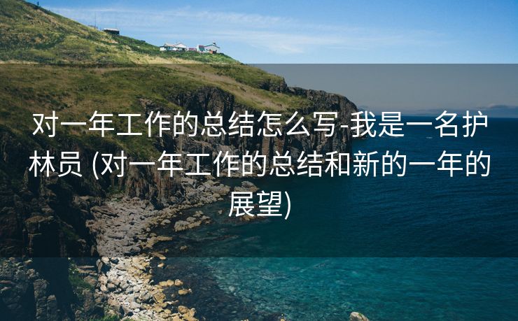 对一年工作的总结怎么写-我是一名护林员 (对一年工作的总结和新的一年的展望)