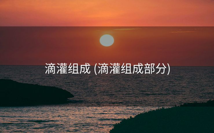 滴灌组成 (滴灌组成部分)