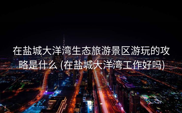 在盐城大洋湾生态旅游景区游玩的攻略是什么 (在盐城大洋湾工作好吗)