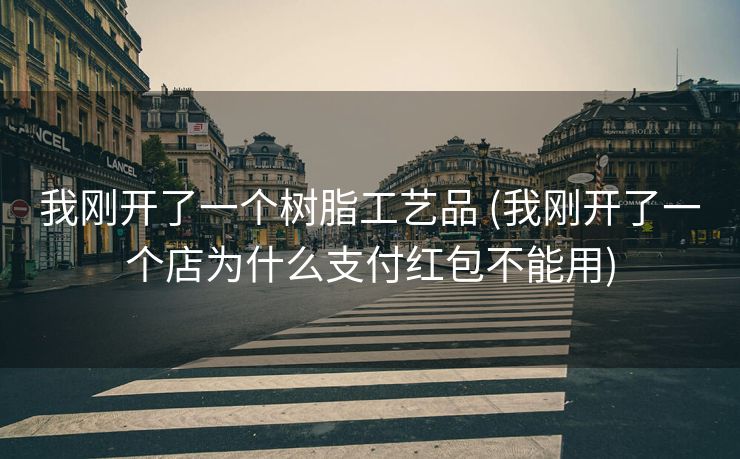 我刚开了一个树脂工艺品 (我刚开了一个店为什么支付红包不能用)