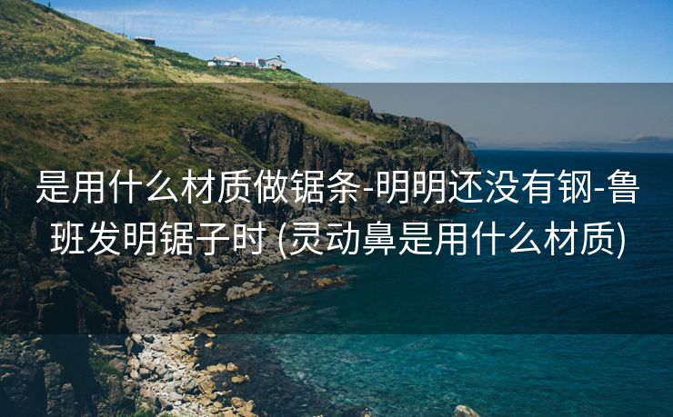 是用什么材质做锯条-明明还没有钢-鲁班发明锯子时 (灵动鼻是用什么材质)