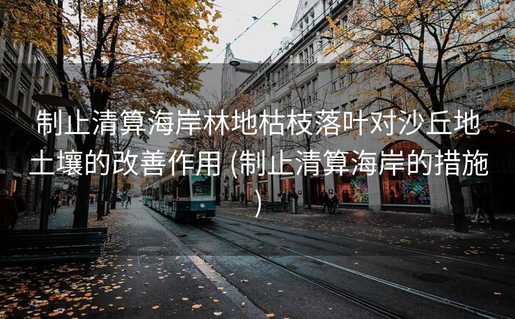 制止清算海岸林地枯枝落叶对沙丘地土壤的改善作用 (制止清算海岸的措施)