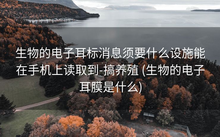 生物的电子耳标消息须要什么设施能在手机上读取到-搞养殖 (生物的电子耳膜是什么)