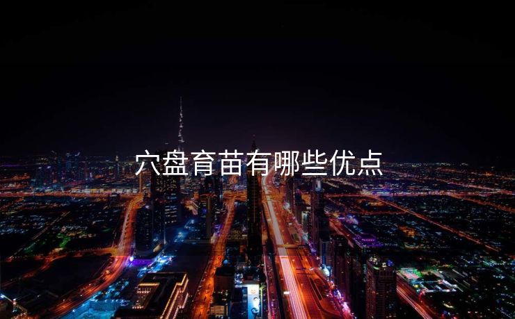 穴盘育苗有哪些优点