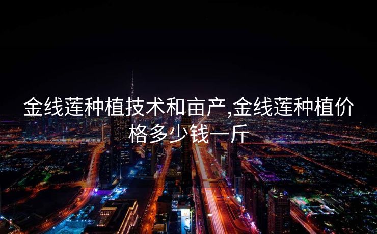 金线莲种植技术和亩产,金线莲种植价格多少钱一斤 金线莲种植技术和亩产,金线莲种植价格多少钱一斤