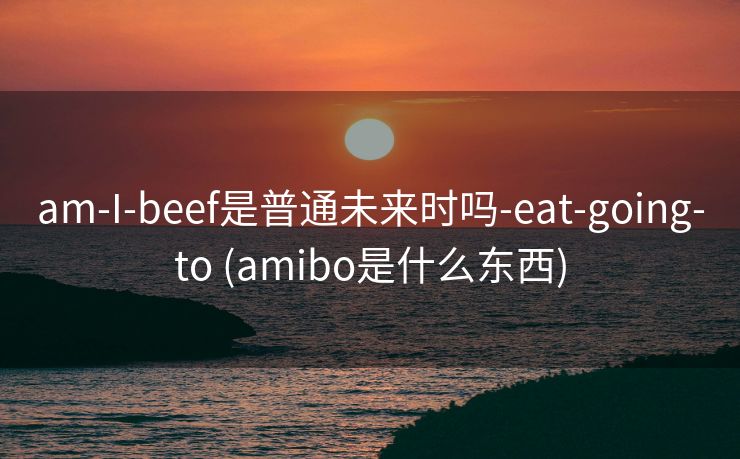 am-I-beef是普通未来时吗-eat-going-to (amibo是什么东西)