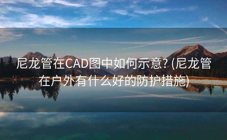 尼龙管在CAD图中如何示意? (尼龙管在户外有什么好的防护措施)